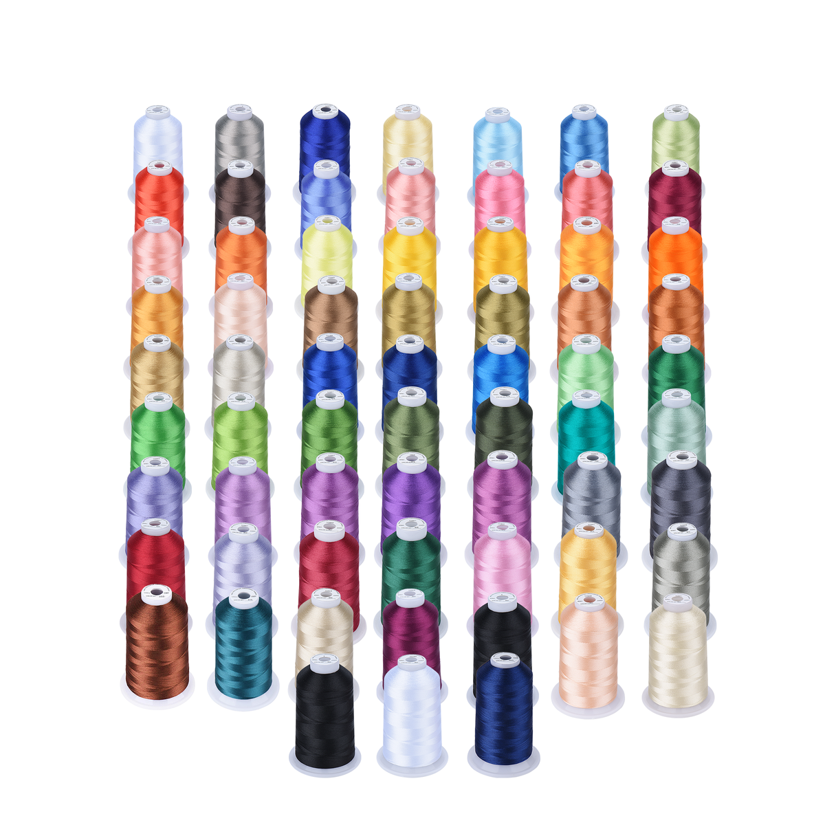 Machine Embroidary Thread Simthread 63 Colors 5000M Huge Spool Embroidery Thread Set — Simthread ...