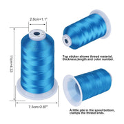 Simthread 80 Top-up Colors Embroidery Thread 5000M - Sold Separately - Simthread - High Quality Machine Embroidery Thread Supplier