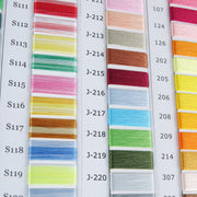 Simthread Embroidery Thread Real Thread Color Card ( 294 Colors ) - Simthread - High Quality Machine Embroidery Thread Supplier