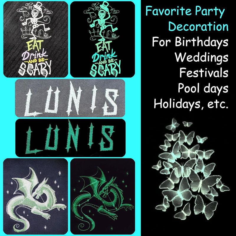 Simthread Luminous Moonlight Embroidery Thread 2200M/2500Yards - Simthread - High Quality Machine Embroidery Thread Supplier