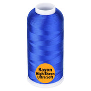 Simthread Vibrant 100% Rayon Viscose 40wt Embroidery Thread Single Spool - 5000M - 20 Colors - Simthread - High Quality Machine Embroidery Thread Supplier