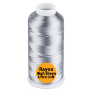 Simthread Vibrant 100% Rayon Viscose 40wt Embroidery Thread Single Spool - 5000M - 20 Colors - Simthread - High Quality Machine Embroidery Thread Supplier