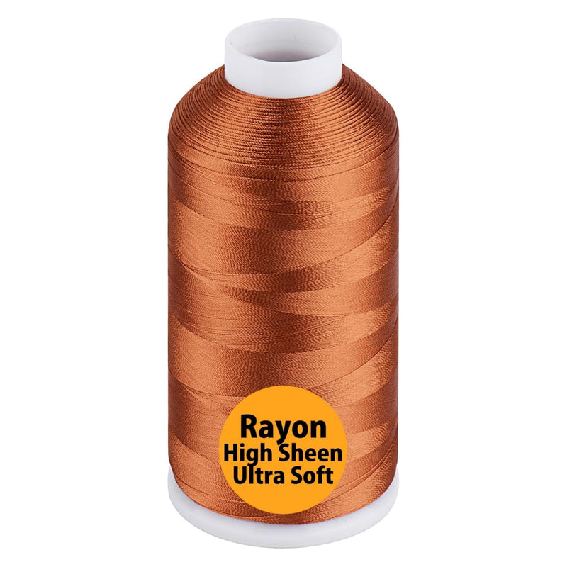 Simthread Vibrant 100% Rayon Viscose 40wt Embroidery Thread Single Spool - 5000M - 20 Colors - Simthread - High Quality Machine Embroidery Thread Supplier