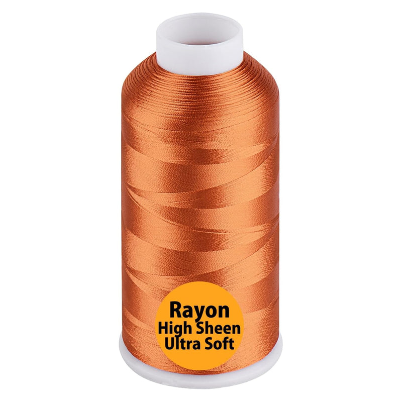 Simthread Vibrant 100% Rayon Viscose 40wt Embroidery Thread Single Spool - 5000M - 20 Colors - Simthread - High Quality Machine Embroidery Thread Supplier