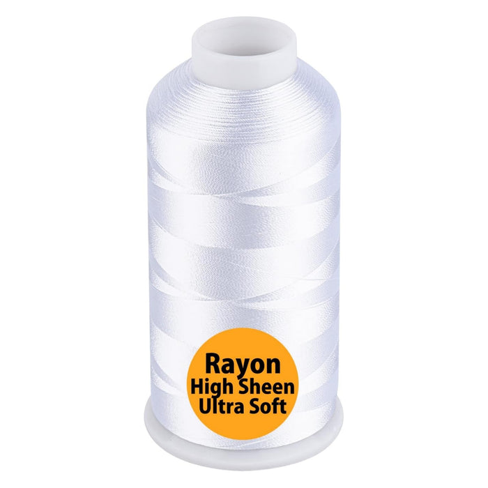 Simthread Vibrant 100% Rayon Viscose 40wt Embroidery Thread Single Spool - 5000M - 20 Colors - Simthread - High Quality Machine Embroidery Thread Supplier