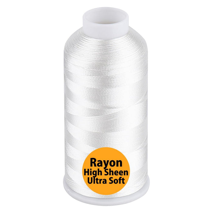 Simthread Vibrant 100% Rayon Viscose 40wt Embroidery Thread Single Spool - 5000M - 20 Colors - Simthread - High Quality Machine Embroidery Thread Supplier