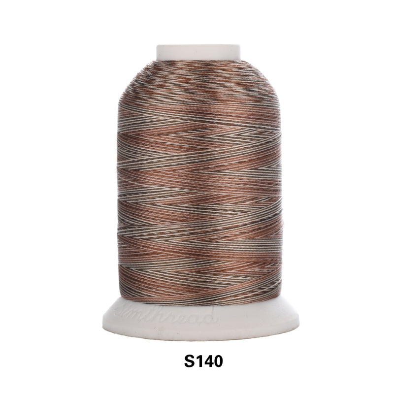 Simthread Vibrant Variegated Polyester Embroidery Thread Single Spool - 1000M - 38 Unique Colors - Simthread - High Quality Machine Embroidery Thread Supplier