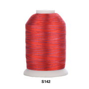 Simthread Vibrant Variegated Polyester Embroidery Thread Single Spool - 1000M - 38 Unique Colors - Simthread - High Quality Machine Embroidery Thread Supplier