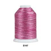 Simthread Vibrant Variegated Polyester Embroidery Thread Single Spool - 1000M - 38 Unique Colors - Simthread - High Quality Machine Embroidery Thread Supplier