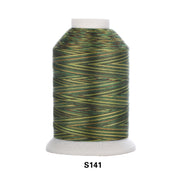 Simthread Vibrant Variegated Polyester Embroidery Thread Single Spool - 1000M - 38 Unique Colors - Simthread - High Quality Machine Embroidery Thread Supplier
