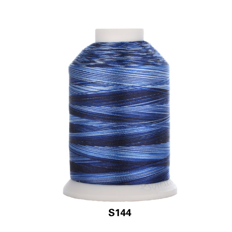 Simthread Vibrant Variegated Polyester Embroidery Thread Single Spool - 1000M - 38 Unique Colors - Simthread - High Quality Machine Embroidery Thread Supplier