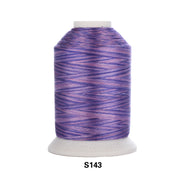 Simthread Vibrant Variegated Polyester Embroidery Thread Single Spool - 1000M - 38 Unique Colors - Simthread - High Quality Machine Embroidery Thread Supplier