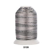 Simthread Vibrant Variegated Polyester Embroidery Thread Single Spool - 1000M - 38 Unique Colors - Simthread - High Quality Machine Embroidery Thread Supplier