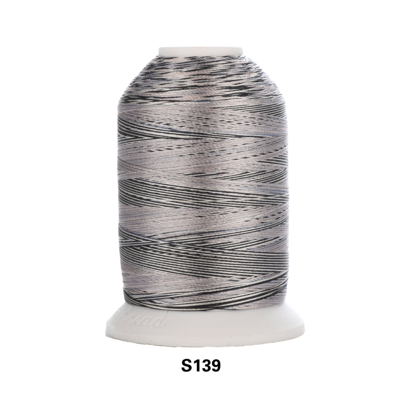 Simthread Vibrant Variegated Polyester Embroidery Thread Single Spool - 1000M - 38 Unique Colors - Simthread - High Quality Machine Embroidery Thread Supplier