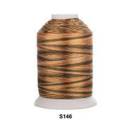 Simthread Vibrant Variegated Polyester Embroidery Thread Single Spool - 1000M - 38 Unique Colors - Simthread - High Quality Machine Embroidery Thread Supplier
