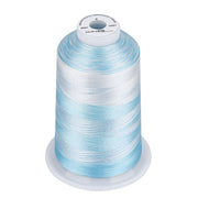 Simthread Vibrant Variegated Polyester Embroidery Thread Single Spool - 5000M - 38 Unique Colors - Simthread - High Quality Machine Embroidery Thread Supplier