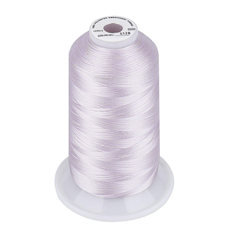 Simthread Vibrant Variegated Polyester Embroidery Thread Single Spool - 5000M - 38 Unique Colors - Simthread - High Quality Machine Embroidery Thread Supplier