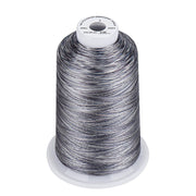 Simthread Vibrant Variegated Polyester Embroidery Thread Single Spool - 5000M - 38 Unique Colors - Simthread - High Quality Machine Embroidery Thread Supplier