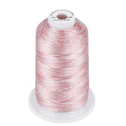 Simthread Vibrant Variegated Polyester Embroidery Thread Single Spool - 5000M - 38 Unique Colors - Simthread - High Quality Machine Embroidery Thread Supplier