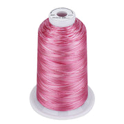 Simthread Vibrant Variegated Polyester Embroidery Thread Single Spool - 5000M - 38 Unique Colors - Simthread - High Quality Machine Embroidery Thread Supplier