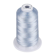 Simthread Vibrant Variegated Polyester Embroidery Thread Single Spool - 5000M - 38 Unique Colors - Simthread - High Quality Machine Embroidery Thread Supplier
