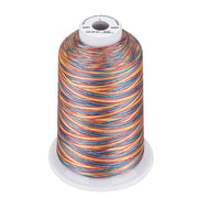 Simthread Vibrant Variegated Polyester Embroidery Thread Single Spool - 5000M - 38 Unique Colors - Simthread - High Quality Machine Embroidery Thread Supplier