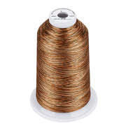 Simthread Vibrant Variegated Polyester Embroidery Thread Single Spool - 5000M - 38 Unique Colors - Simthread - High Quality Machine Embroidery Thread Supplier