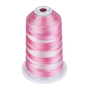 Simthread Vibrant Variegated Polyester Embroidery Thread Single Spool - 5000M - 38 Unique Colors - Simthread - High Quality Machine Embroidery Thread Supplier