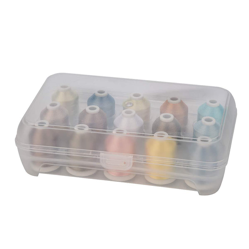 15 Kind of Pastel Embroidery Machine Embroidery Thread Set 1000M - Simthread - High Quality Machine Embroidery Thread Supplier