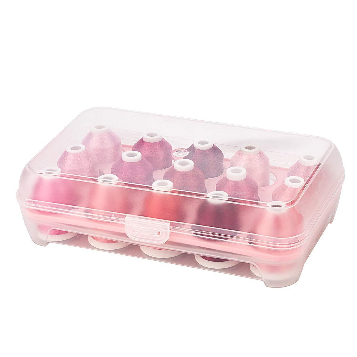 15 Kind of Red Machine Embroidery Thread Set 1000M — Simthread High Quality Machine Embroidery