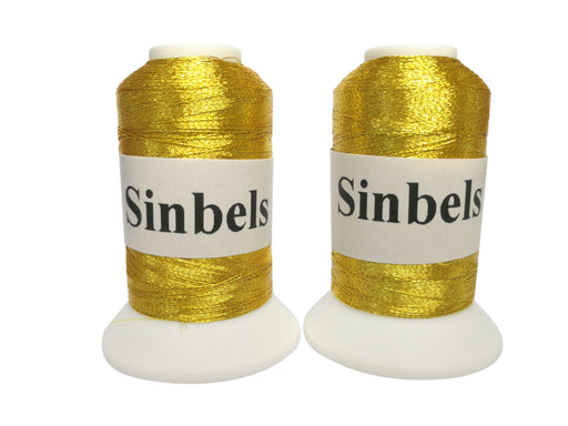 2 Pcs Sinbels Metallic Thread 500M Simthread LLC