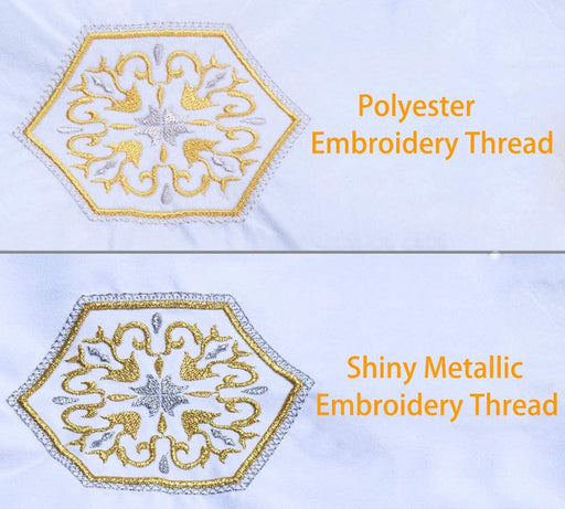 2 Pcs Sinbels Metallic Thread 500M Simthread LLC