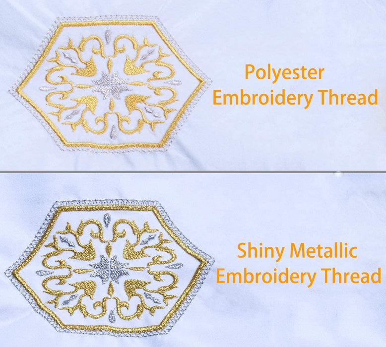 2 Pcs Sinbels Metallic Thread 500M Simthread LLC