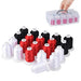 21 Spools Black White and Red Embroidery Machine Thread Simthread LLC