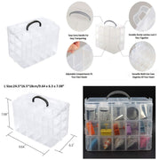3 Layers Empty Plastic Box for Thread Storage - Simthread - High Quality Machine Embroidery Thread Supplier