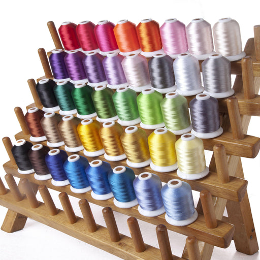 40 Colors Embroidery Thread Kit with Conversion Chart 1000M Simthread LLC