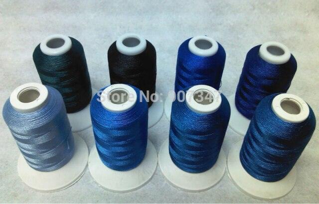 8/15 Kind of Blue Embroidery Thread 500M Simthread LLC