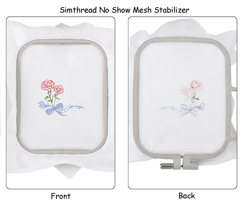 Fusible No Show Mesh Cut Away Stabilizer Backing - 12" x 10Y Simthread LLC