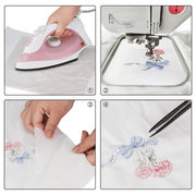 Fusible No Show Mesh Cut Away Stabilizer Backing - 12" x 10Y - Simthread - High Quality Machine Embroidery Thread Supplier