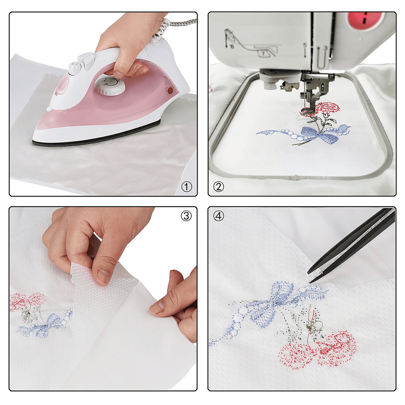 Fusible No Show Mesh Cut Away Stabilizer Backing - 12" x 10Y - Simthread - High Quality Machine Embroidery Thread Supplier