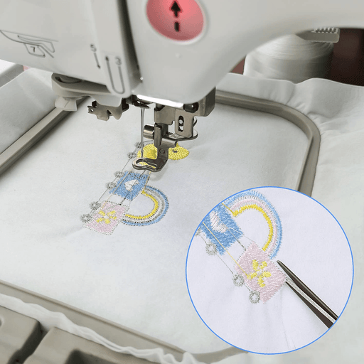 Simthread 100 Pcs Cut Away Embroidery Stabilizer Backing - 10"x12" Simthread LLC