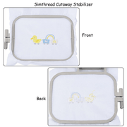 Simthread 100 Pcs Cut Away Embroidery Stabilizer Backing - 10"x12" - Simthread - High Quality Machine Embroidery Thread Supplier