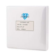 Simthread 100 Pcs Cut Away Embroidery Stabilizer Backing - 8"x 8" - Simthread - High Quality Machine Embroidery Thread Supplier