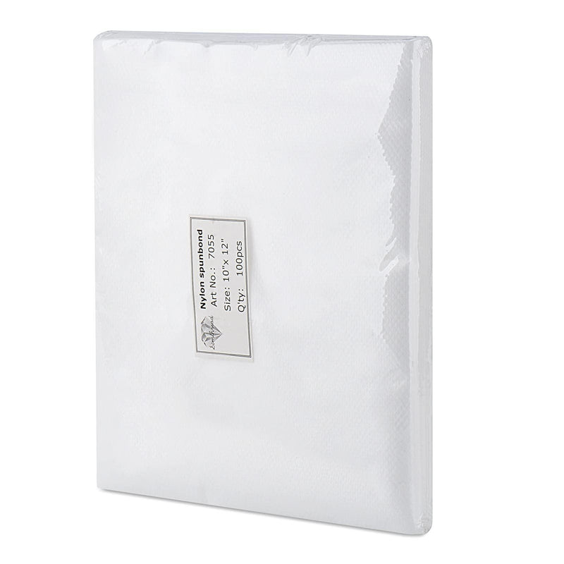 Simthread 100 Pcs No Show Mesh Cut Away Embroidery Stabilizer Backing - 10" x 12" - Simthread - High Quality Machine Embroidery Thread Supplier