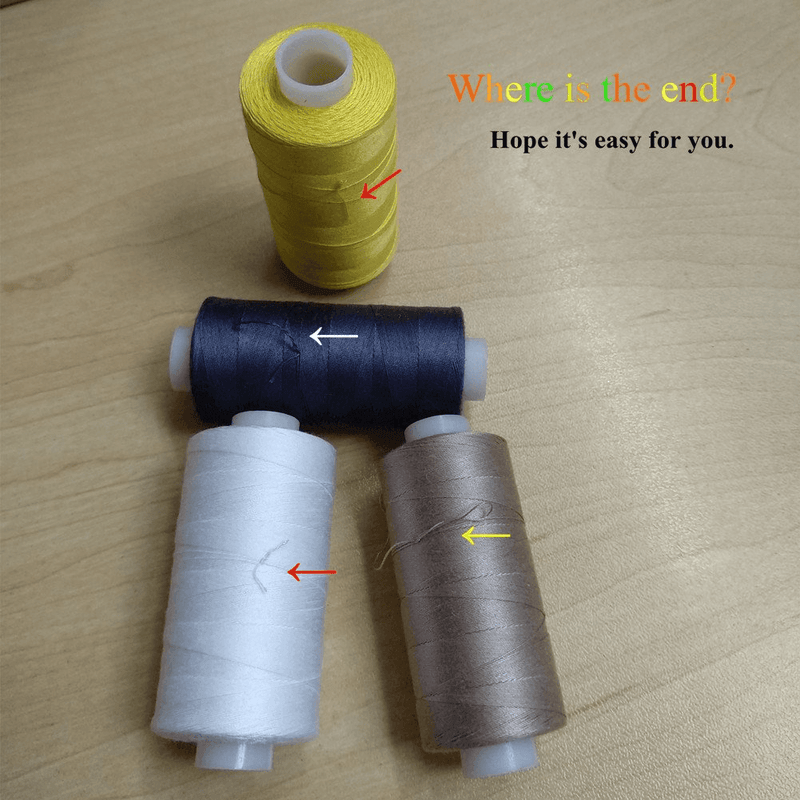 Simthread 12 Colors 100% Cotton Sewing Thread - 500M C550Y12C02 - Simthread - High Quality Machine Embroidery Thread Supplier