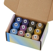 Simthread 12 Jeans & Neutral Colors Cotton Quilting Thread - 500M C550Y12C05 - Simthread - High Quality Machine Embroidery Thread Supplier