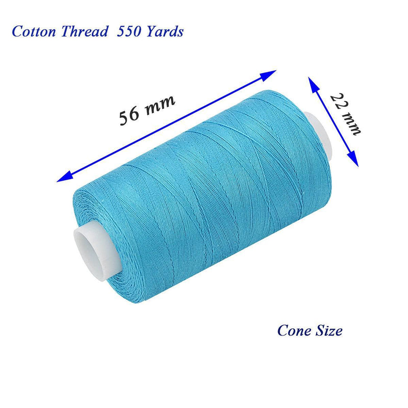 Simthread 12 Spring Colors Cotton Thread 500M C550Y12C04 - Simthread - High Quality Machine Embroidery Thread Supplier