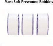 Simthread 144pcs Size A / Class 15 Plastic Sided Prewound Bobbins Thread-90wt Cotton Feel - Simthread - High Quality Machine Embroidery Thread Supplier