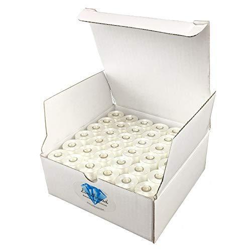 Simthread 144pcs Size A / Class 15 / SA156 Pastic Sided Prewound Bobbins Thread 60wt - Simthread - High Quality Machine Embroidery Thread Supplier