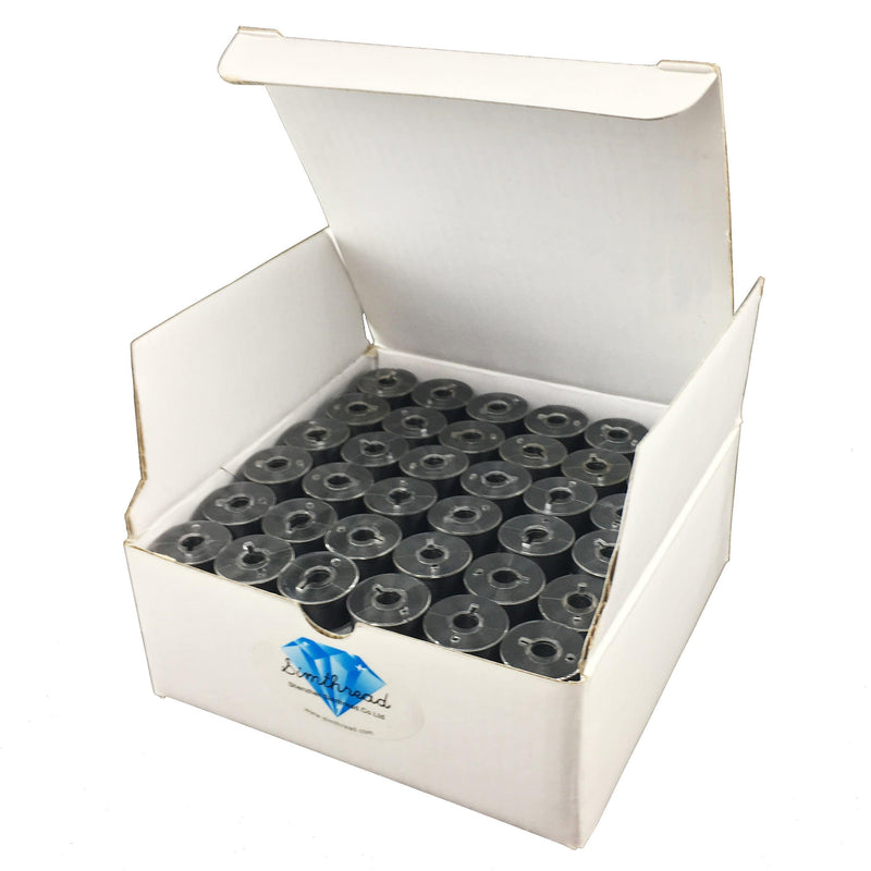 Simthread 144pcs Size A / Class 15 / SA156 Pastic Sided Prewound Bobbins Thread 60wt - Simthread - High Quality Machine Embroidery Thread Supplier